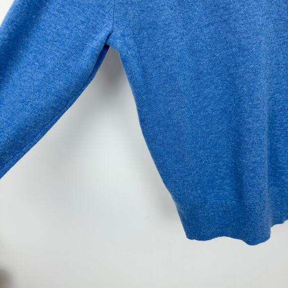 NEW J.Crew Cashmere Relaxed Crewneck Sweater Oversized Heather Twilight XXS - Picture 12 of 12